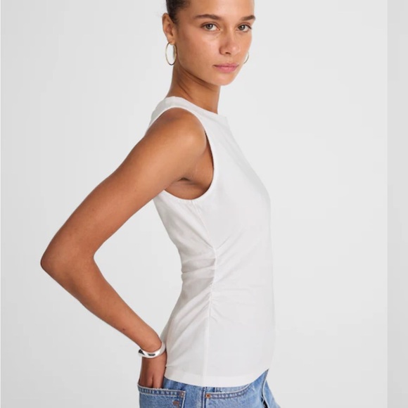 Madewell Cinched Crewneck Tank - Picture 2 of 4